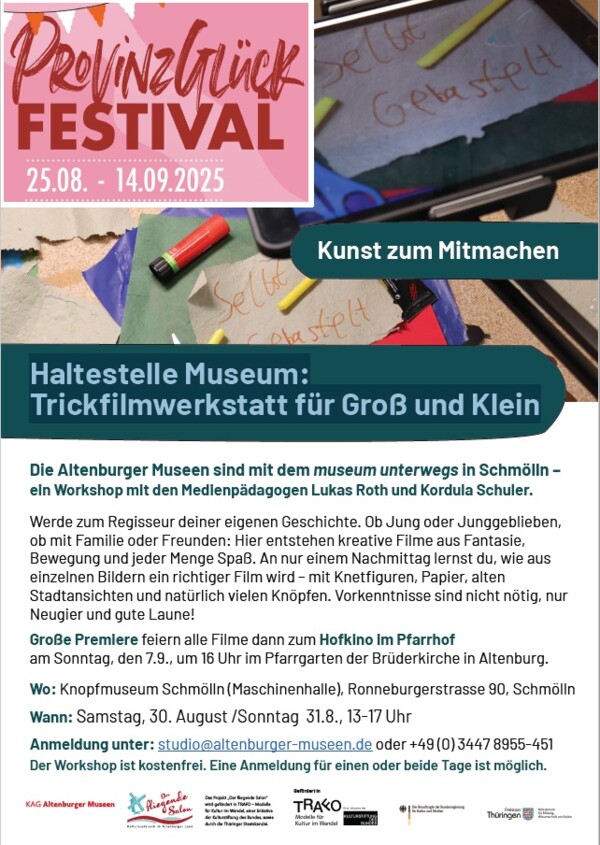 Plakat Trickfilmwerkstatt