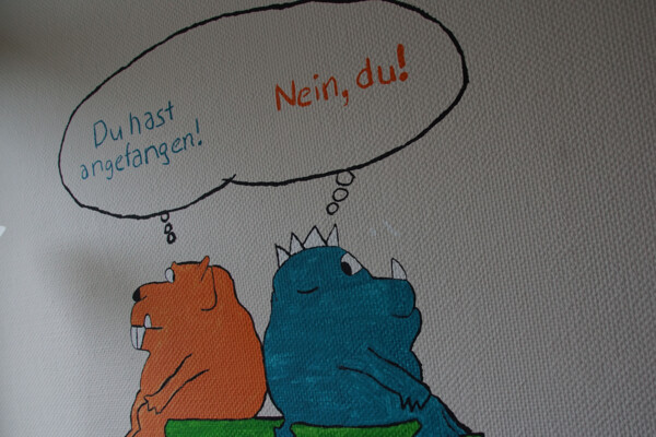 Wandbild im Förderzentrum