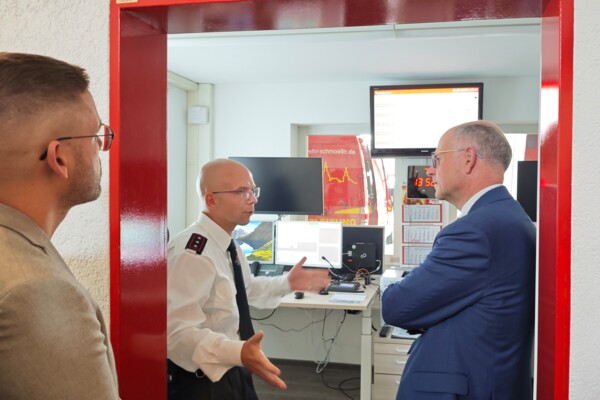 Die Zentrale der Feuerwehr ist das Herzstück.