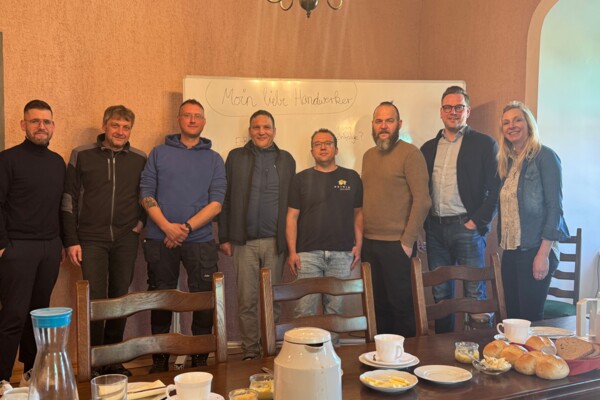 Handwerkerfrühstück - Auftakt 2025 - Gruppenbild