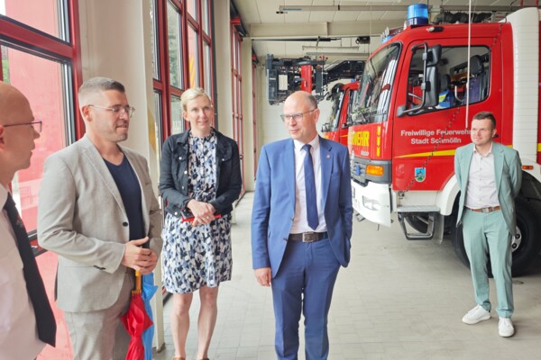 Im Gespräch mit der Feuerwehr Schmölln