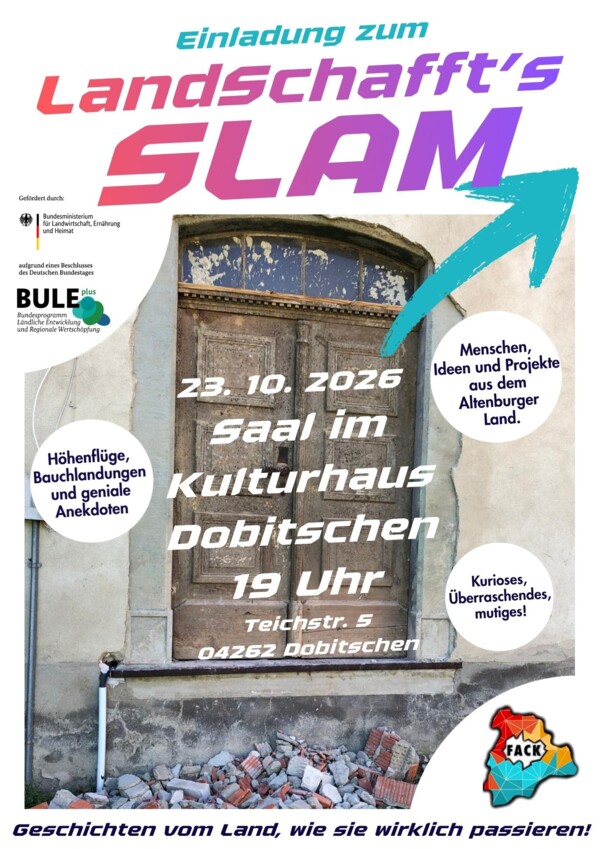 LandSchafft’s SLAM – Geschichten vom Land LandSchafft’s SLAM – Geschichten vom Land