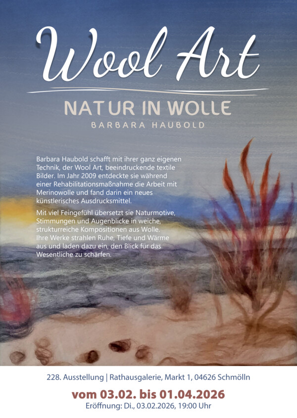 Ausstellungsplakat Wool Art