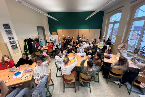 Politischer Bildungstag in der Regelschule am Eichberg