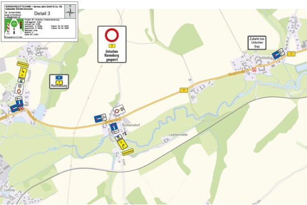 Deckensanierung auf der B7 bei Untschen Deckensanierung auf der B7 bei Untschen
