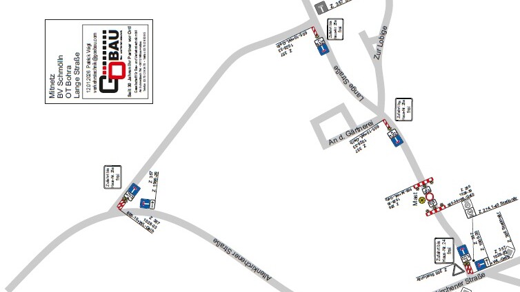 Sperrung in Bohra, Lange Straße