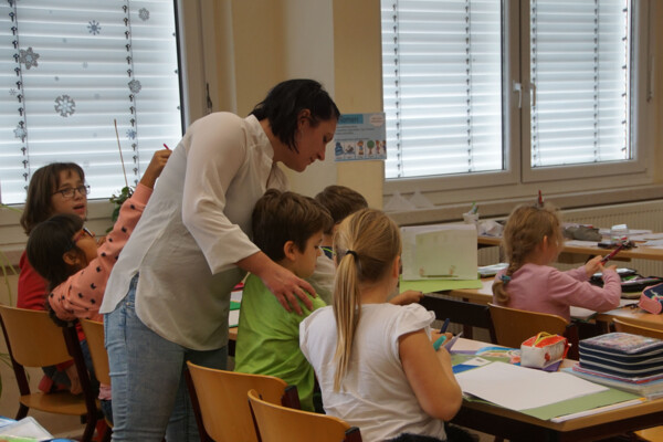 Unterricht in der Grundschule Schmölln