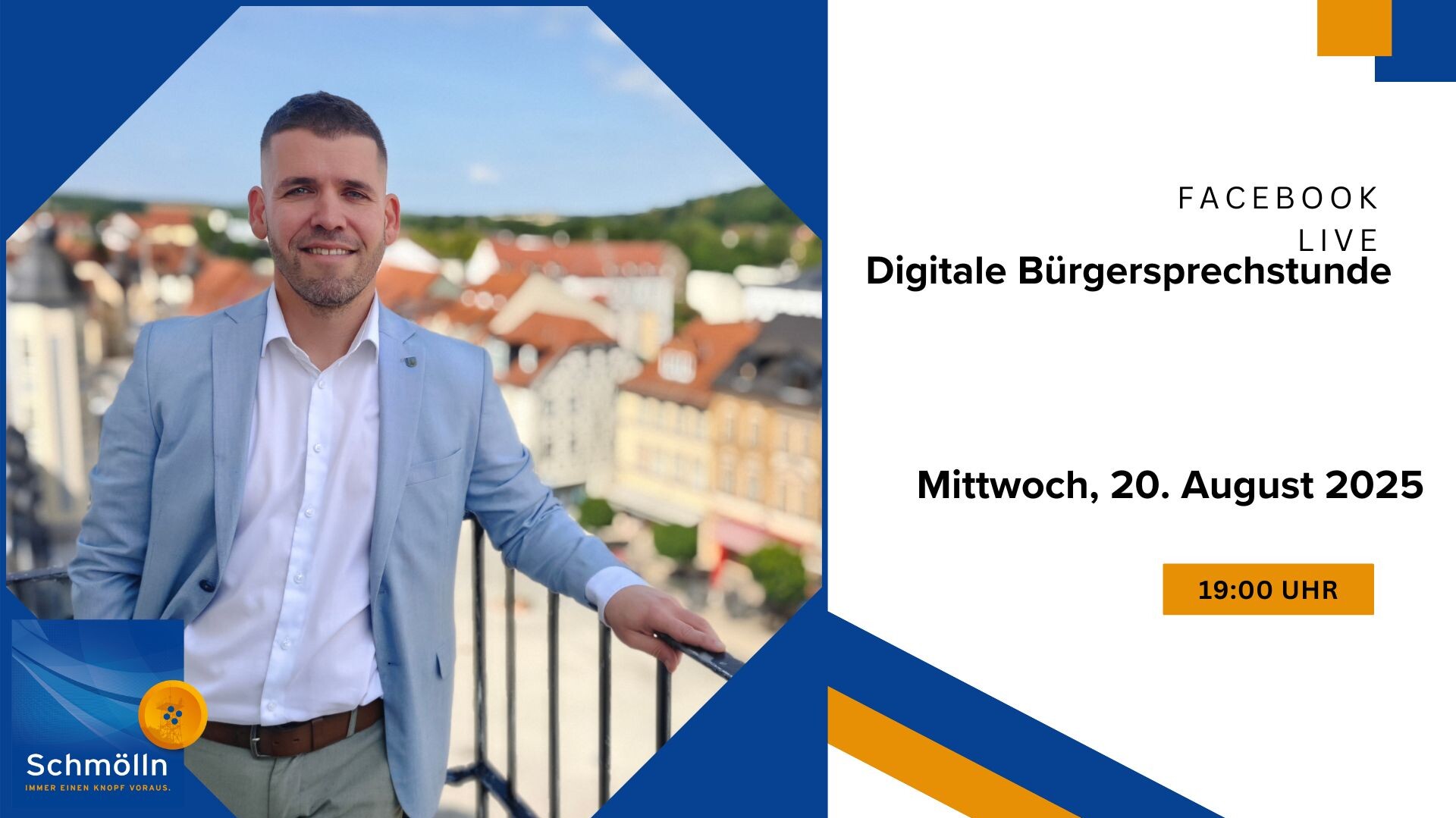 Digitale Bürgersprechstunde des Bürgermeisters Digitale Bürgersprechstunde des Bürgermeisters