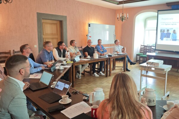 Blick in den Ratssaal zur "AG Digitalisierung"