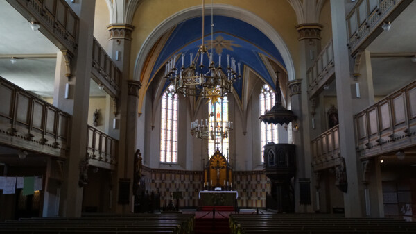 Stadtkirche St. Nicolai Blick von innen