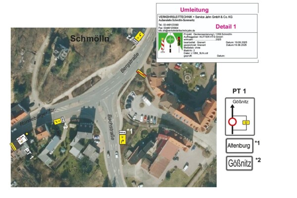 Sperrung B7 - Detail 1