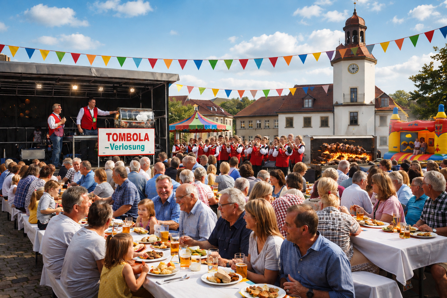 Lange Tafel zur Mutzbraten-Meisterschaft