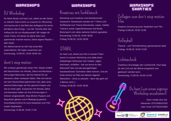 Programmheft BASEr Jugendfestival 2026 - Innenseite Programmheft BASEr Jugendfestival 2026 - Innenseite