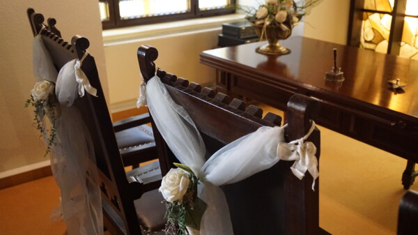 Traustuhl im Standesamt