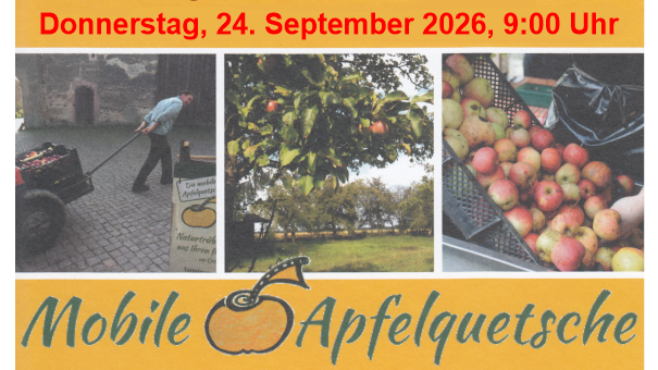 Mobile Apfelquetsche