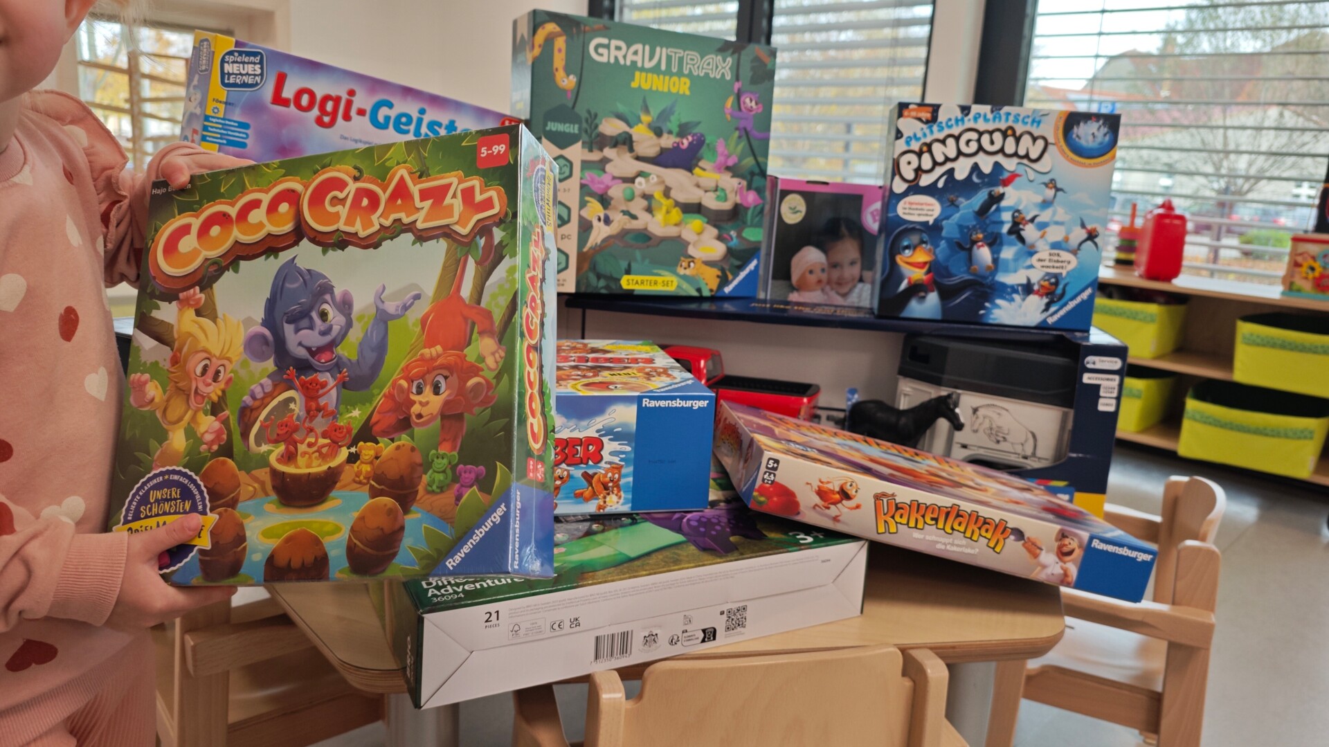 Große Spielsammlung in der Kita Altkirchen Große Spielsammlung in der Kita Altkirchen