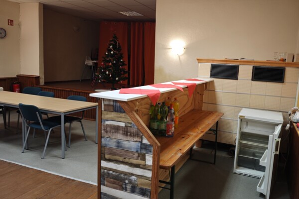 Saal im Kulturhaus Drogen - mit Bar Saal im Kulturhaus Drogen - mit Bar