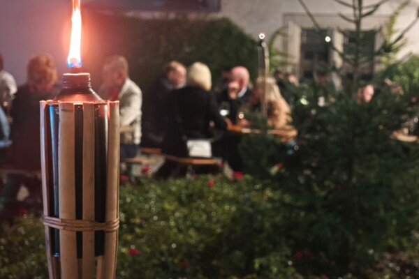9. Schmöllner Weinabend - Ambiente mit Fackel