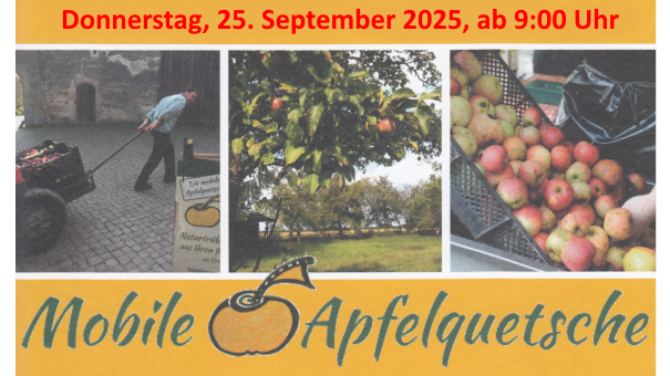 Plakat Mobile Apfelpresse Plakat Mobile Apfelpresse