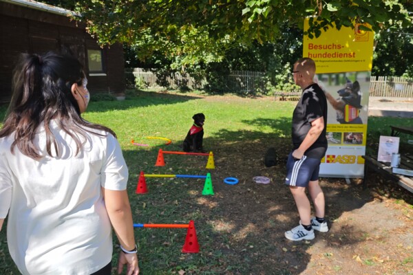 Parcours beim ASB Besuchshundedienst Gera