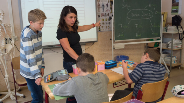 Unterricht in der Regelschule Nöbdenitz