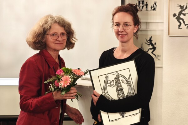 Ehrung der Einreicherin Maria Markgraf Ehrung der Einreicherin Maria Markgraf