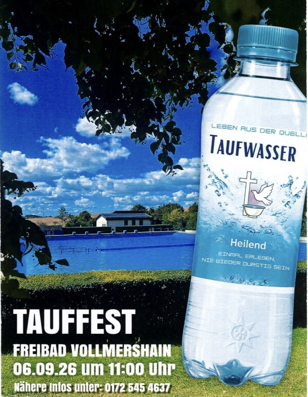 Tauffest Vollmershain 2026
