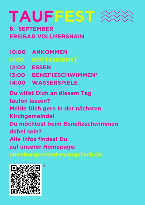 Tauffest Vollmershain 2026