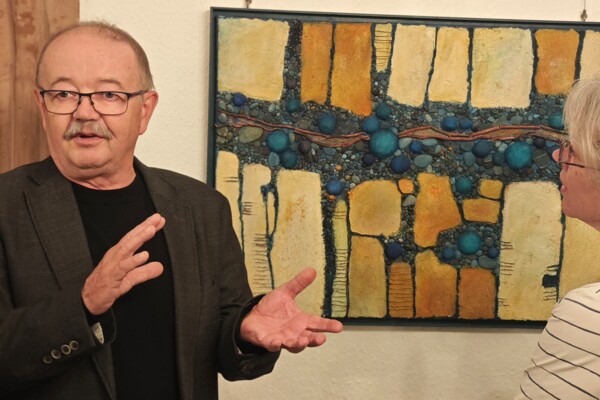 Der Künstler André Wejwoda gibt Einblcike in seine Kunst