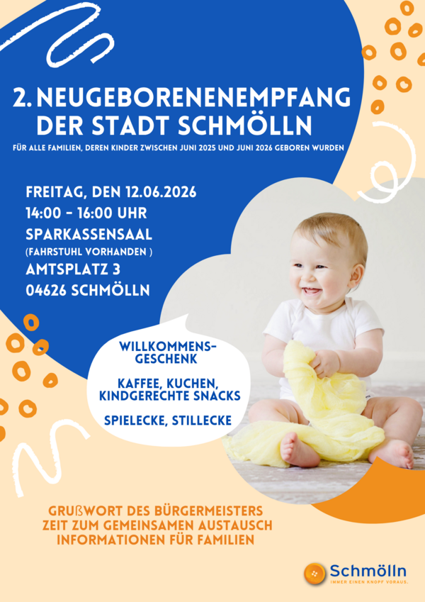 Plakat 2. Neugeborenenempfang Plakat 2. Neugeborenenempfang