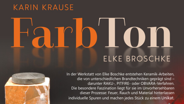 Plakat Ausstellung "FarbTon"