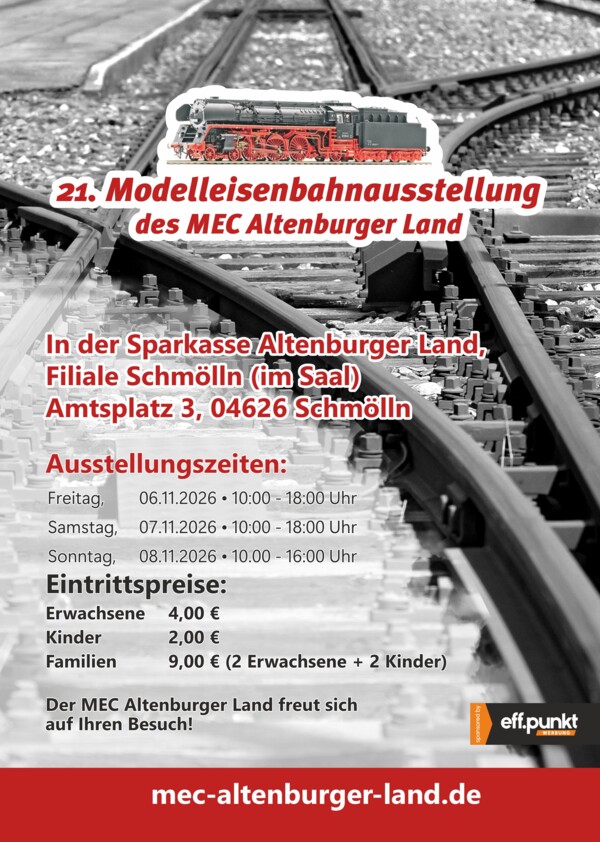 Modelleisenbahnausstellung des MEC Altenburger Land Modelleisenbahnausstellung des MEC Altenburger Land