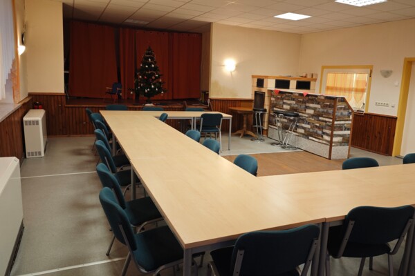 Saal im Kulturhaus Drogen Saal im Kulturhaus Drogen